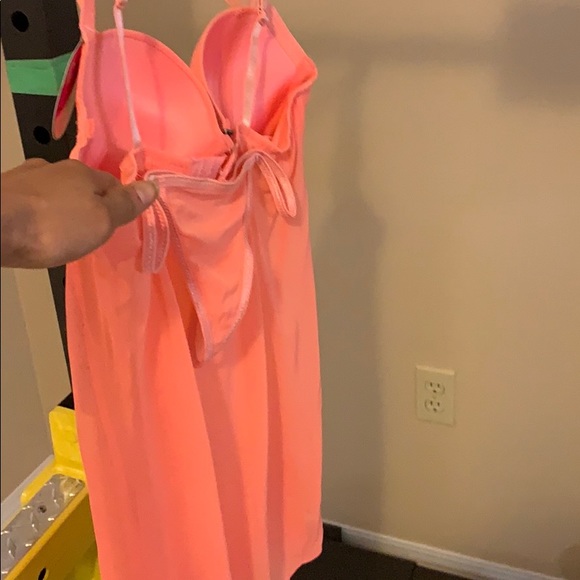 Coral wired push up babydoll - Picture 6 of 8